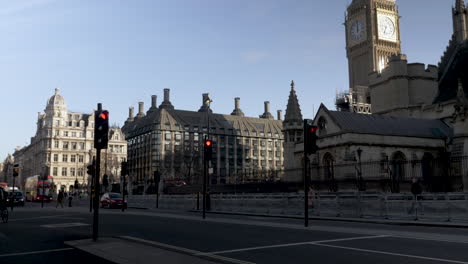 Morning-View-Of-Portcullis-House-And-Big-Ben-From-Corner-St-Margaret-Street-In-Westminster