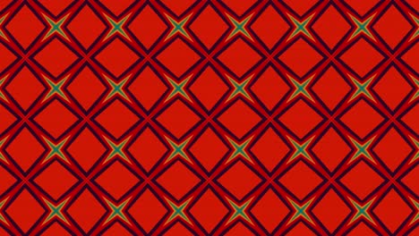 Patrón-Geométrico-Duro-Abstracto-Sin-Costuras-En-Colores-Rojo-Y-Marrón