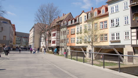 Exterior-View-of-Famous-Merchants-Bridge-in-Old-Town-of-Erfurt-City