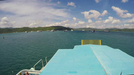 Cargo-Ship-Boat-Timelapse-on-water-Bali-to-Lombok-Indonesia-ocean-blue-island-travel-surf-trip