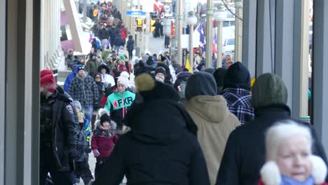 People-At-Protest-Against-Covid-19-Restrictions-In-Ottawa