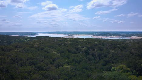 Drone-footage-of-Medina-Lake-in-the-beautiful-Texas-Hill-Country-northwest-of-San-Antonio