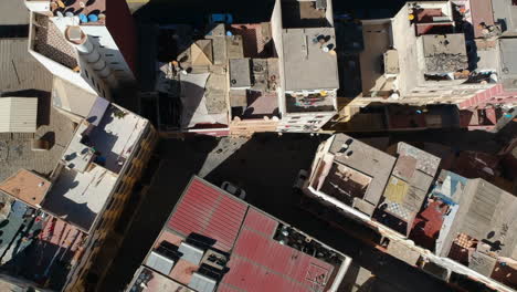 Favela-Armenviertel-Gebäude-In-Casablanca,-Marokko