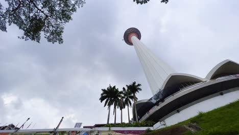 An-establishment-shot-of-the-KL-tower-Malaysia
