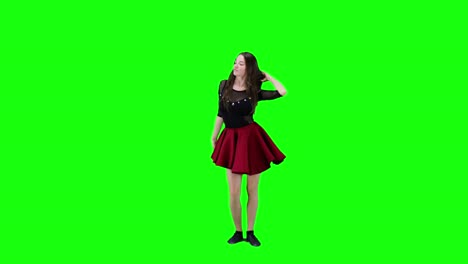 Experienced-white-female-dancer-dancing-in-front-of-a-green-screen