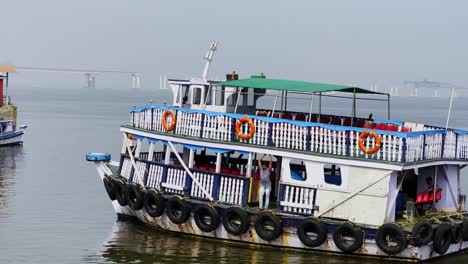 a-side-angle-shot-of-empty-tourist-boats-waiting-for-people-by-the-Gate-way-of-Mumbai