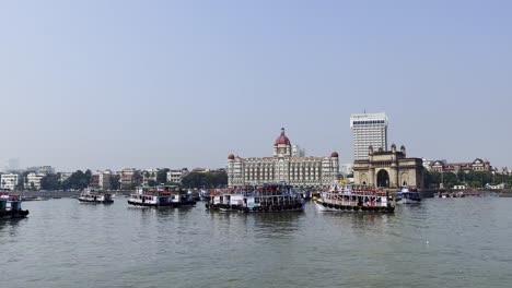 An-overview-shot-of-the-Taj-Mahal-hotel-and-the-Gate-way-of-India-taken-from-the-sea