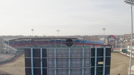 McCoy Stadium In Pawtucket Rhode Island, Drone Rising Over Scoreboard To  Reveal The Abandoned Baseball Field, Aerial Free Stock Video Footage  Download Clips