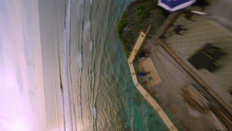 Bali-sea-beach-Vertical-view