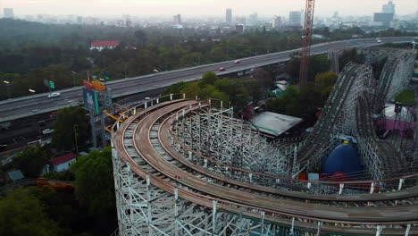 Mexico-City---June-2022:-Discovering-the-remnants-of-an-abandoned-amusement-park-from-above