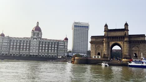 A-breathtaking-view-of-the-Taj-Mahal-hotel-and-Gate-way-of-Mumbai
