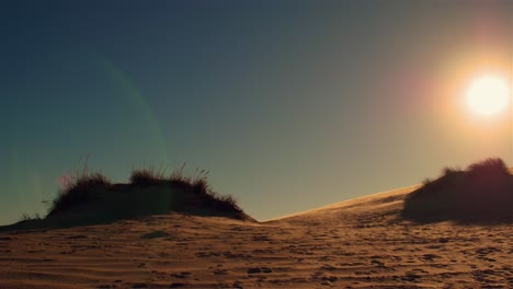 OBX-dune-sand-sunset-golden-hour-wide-shot-UHD-60fps