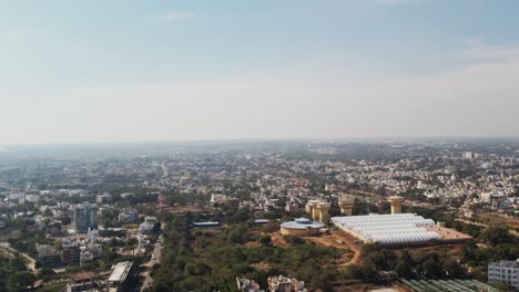 Vista-Aérea-De-La-Ciudad-De-Mysore-En-Karnataka
