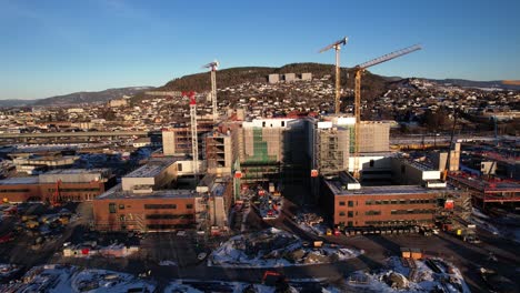 Construction-of-a-new-hospital-in-Drammen,--Norway