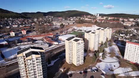 Apartment-buildings-in-Bjerke,-Oslo