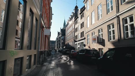 Eine-Straße-In-Kopenhagen,-Dänemark