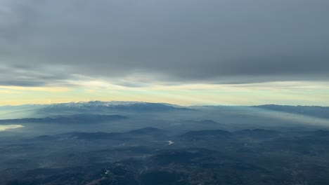 Stunning-aerial-view-of-Mulhacen-peak,-in-Sierra-Nevada,-Granada,-Spainn