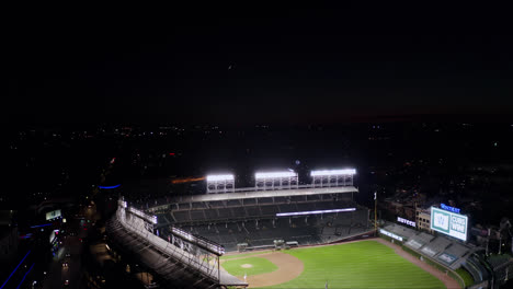 Wrigley-Field-at-Night-from-Drone-View-after-a-Cubs-Win