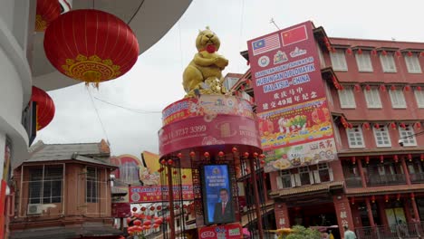 Melaka-Malakka-Malaysia-Chinatown-Während-Der-Kaninchenbeziehung-Zum-Chinesischen-Neujahr