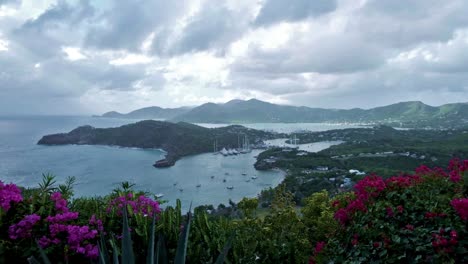 English-Harbour-as-seen-from-Shirley-Heights-in-Antigua-Caribbean