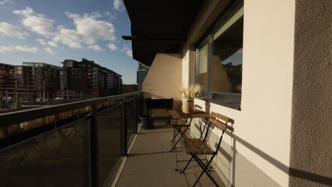 Revealing-shot-of-a-small-basketball-court-and-balcony-with-other-apartments-for-sale