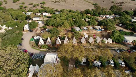 Aerial-View-Of-Glamping-Site-In-Tarifa