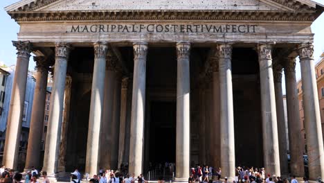 Pantheon,-Der-Berühmte-Portikus-Des-Antiken-Gebäudes