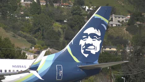 Alaska-Airlines-Plane---Ground-footage