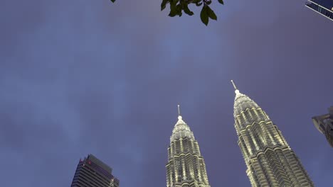 Suria-KLCC-Mall-Malaysia-Kuala-Lumpur-at-night-tilt-Petronas-Twin-towers