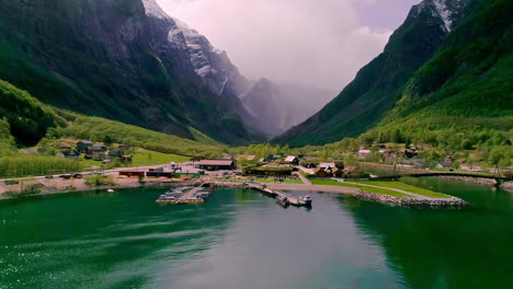 Aerial-of-Norweigan-Viking-Fjord-Valley