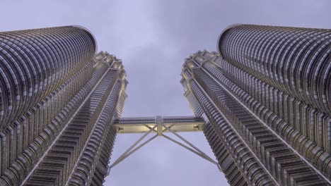 Petrona-twin-towers-Kuala-Lumpur-Malaysia-walking-inside-KLCC-center-down-view