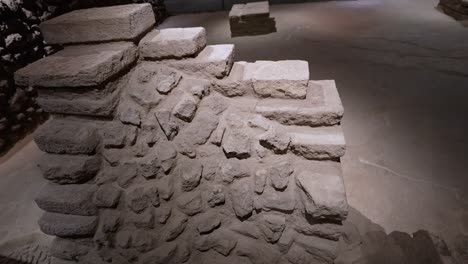 Remains-Of-Stone-Wall-Calmécac-Inside-The-Cultural-Center-of-Spain-in-Mexico