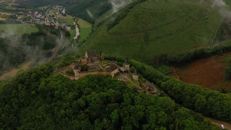 Bourscheid-castle-Luxembourg-drone-footage