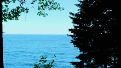 Ocean-view-from-a-walking-path-in-Camden-Maine