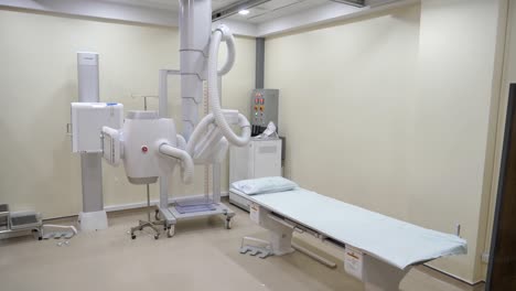 White-X-ray-Machine-In-X-Ray-Room,-No-People