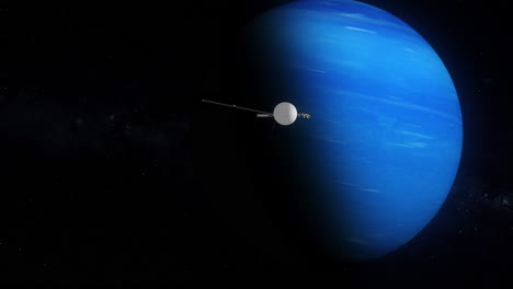 Voyager-1-Heading-Away-from-Frozen-Planet-Neptune-After-Flyby-to-Collect-Photos-and-Scientific-Data-4K