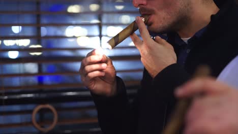Smoking-Cigar-Event,-people-