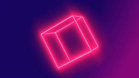 Pink-rotating-neon-box