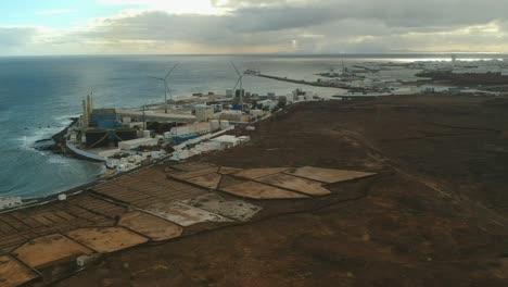 Aerial-view-of-windmills-in-Lanzarote