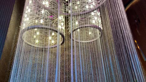 A-spectacular-ceiling-to-floor-water-display-at-the-front-lobby-of-Pechanga-Resort-and-Casino-in-Temecula,-California