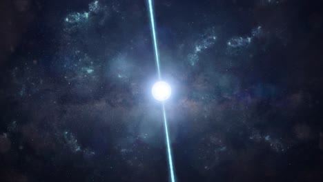 Pulsar-in-the-Depths-of-Space---Fast-Spinning-Neutron-Star