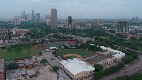 Luftaufnahme-Der-Landschaft-Der-Stadt-Houston