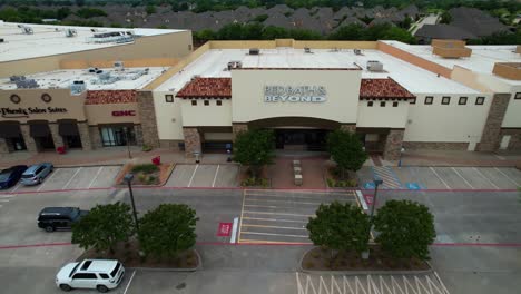 Aerial-footage-of-Bed-Bath-and-Beyond-located-at-6101-Long-Prairie-Rd-Ste-200,-Flower-Mound,-TX-75028