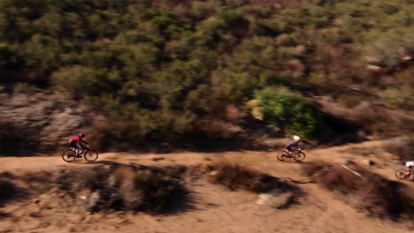 4K-Drone-Tracking-Mountain-Bikers-During-Competition-Ft-Spectators