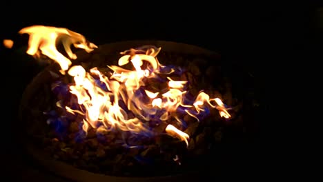 Fire-flicking-and-dancing-across-view-in-4K-30FPS