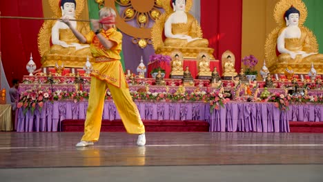 Shaolin-Chinese-Perform-Chinese-Martial-arts-during-Buddha-birthday-festival-at-temple