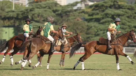 Equestrian-horseback-game-of-Pato-where-gaucho-pass-the-pato-to-another-player