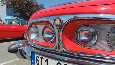 Headlamps-of-legendardy-Tatra-603-2-Czech-limousine-at-vintage-car-show-in-Ostrava