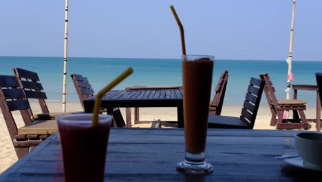 Cocktails-with-white-sand-and-blue-sea-are-the-view