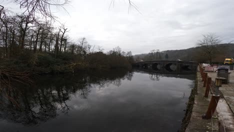 Videoaufnahmen-Von-Newby-Bridge-In-Cumbria
